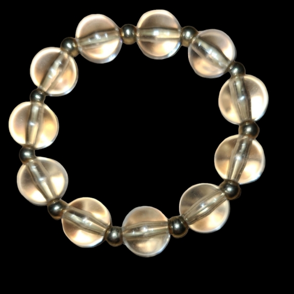 6" Stretchy Handmade Beaded Bracelet L8 - Picture 2 of 2